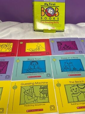 My First Bob Books Pre-Reading Skills Box Set Phonics Scholastic Age 3 Missing 1